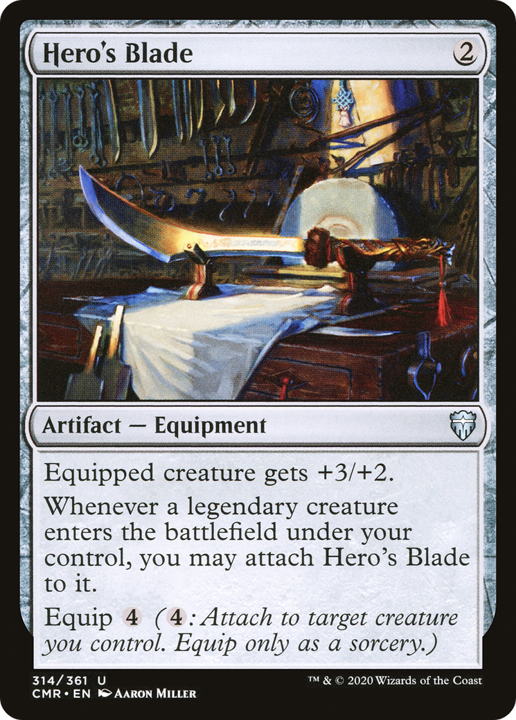 Hero's Blade (CMR-314) (Foil)