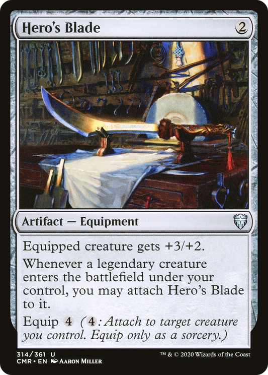 Hero's Blade (CMR-314) (Foil)