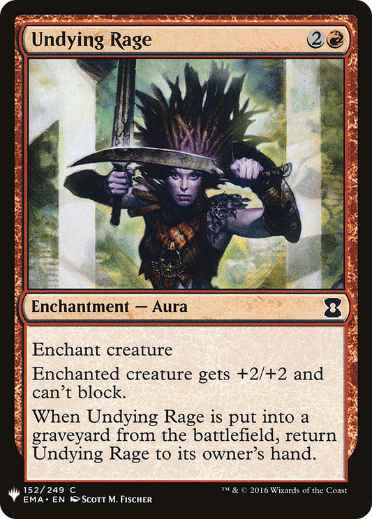 Undying Rage (LIST-EMA-152)
