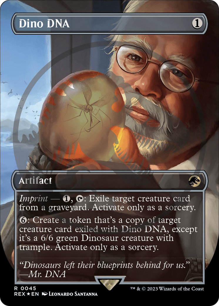 Dino DNA (REX-045) (Borderless) (Foil)