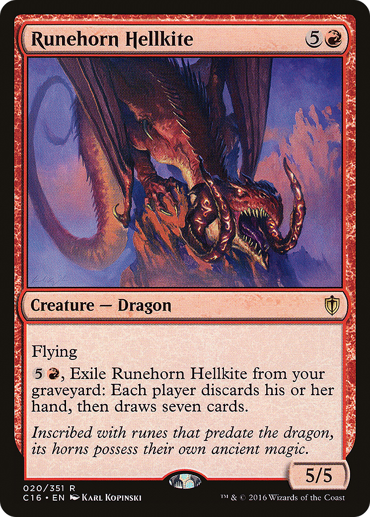 Runehorn Hellkite (C16-020)