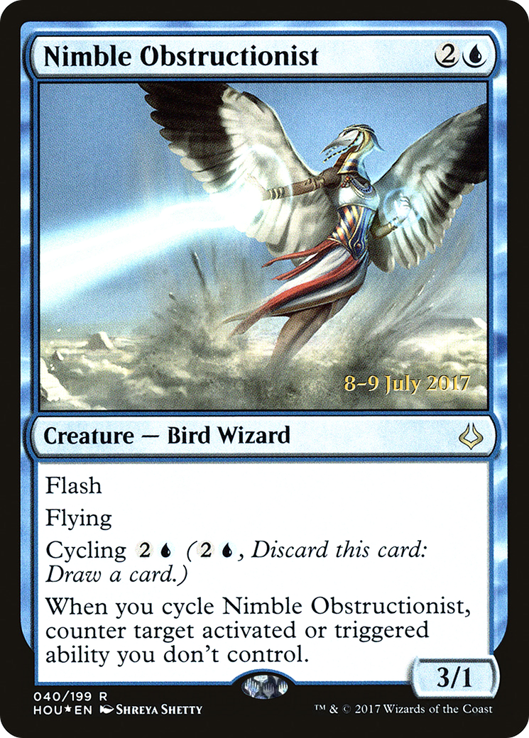 Nimble Obstructionist (PRE-40S) (Foil)