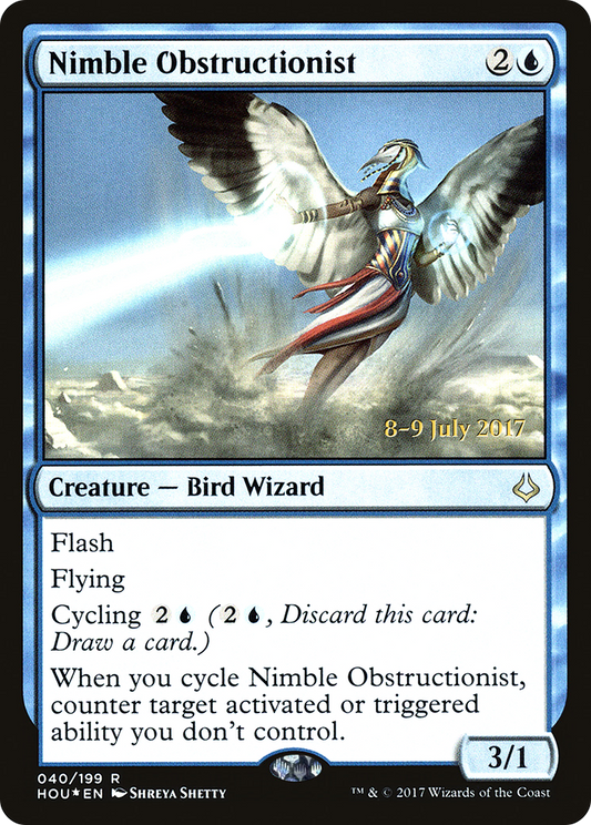 Nimble Obstructionist (PRE-40S) (Foil)