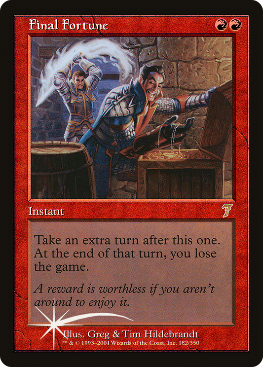 Final Fortune (7ED-182★) (Foil)