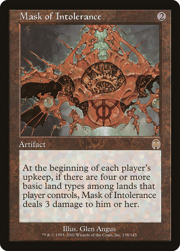 Mask of Intolerance (APC-138) (Foil)
