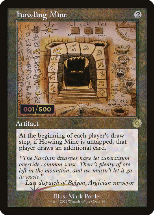 Howling Mine (BRR-83Z) (Foil) (Serialized)
