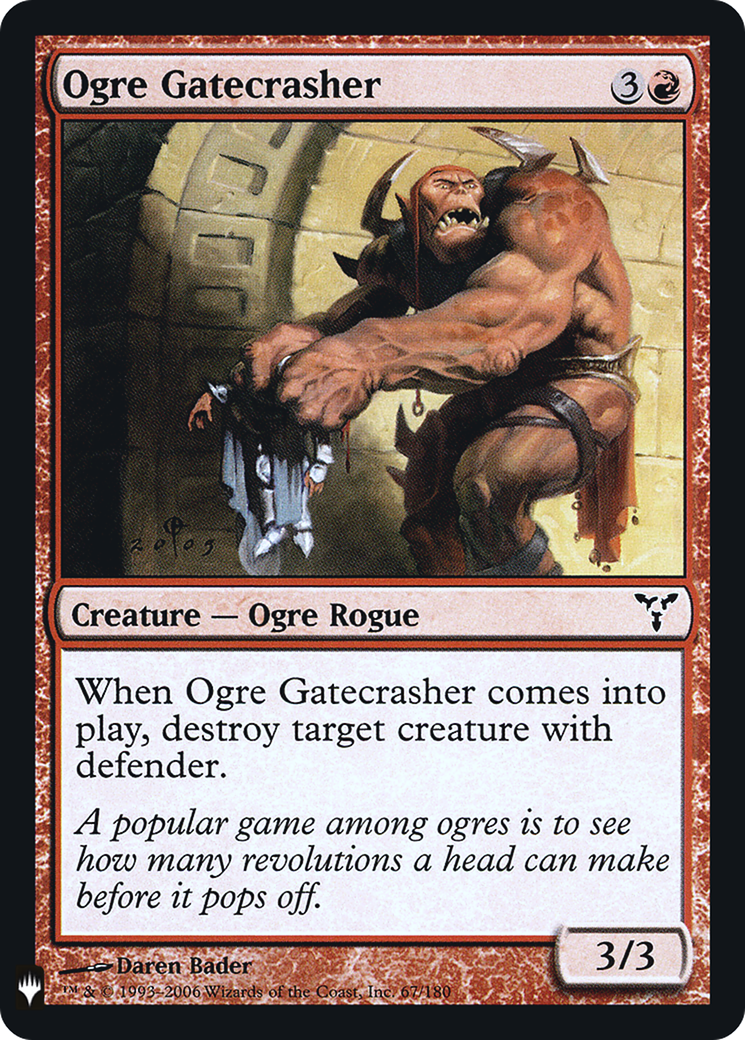 Ogre Gatecrasher (LIST-DIS-67) (Foil)