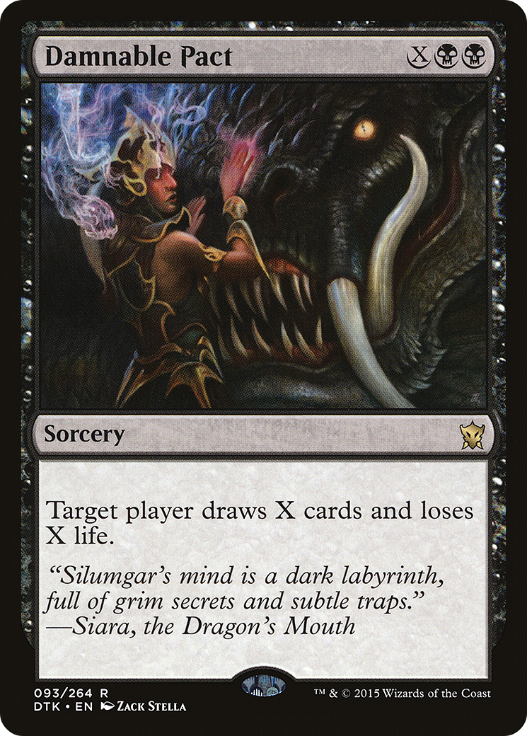 Damnable Pact (DTK-093) (Foil)