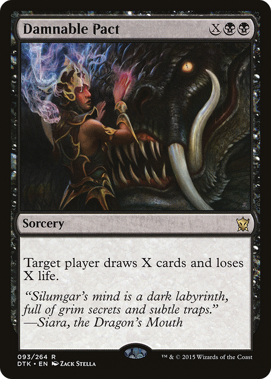Damnable Pact (DTK-093) (Foil)