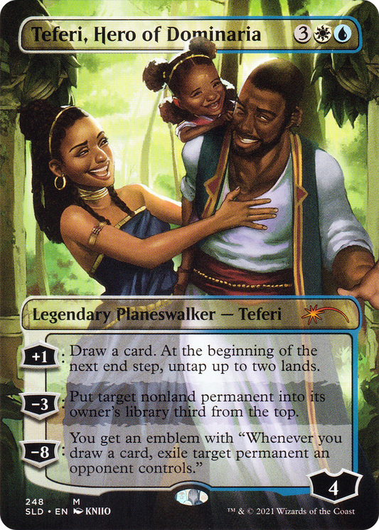 Teferi, Hero of Dominaria (SLD-248) (Borderless) (Foil)
