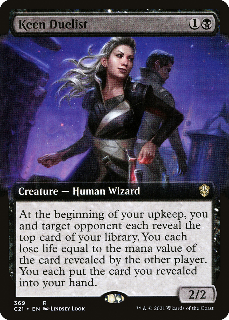 Keen Duelist (C21-369) (Extended Art)