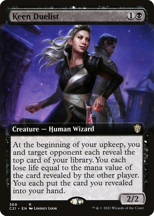 Keen Duelist (C21-369) (Extended Art)