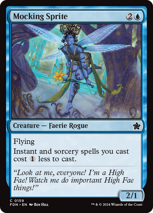 Mocking Sprite (FDN-159) (Foil)