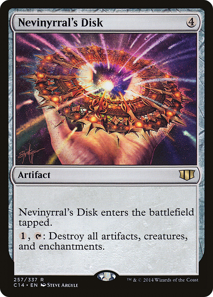 Nevinyrral's Disk (C14-257)