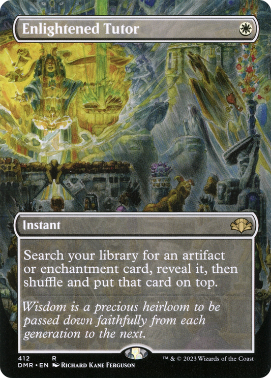 Enlightened Tutor (DMR-412) (Borderless) (Foil)