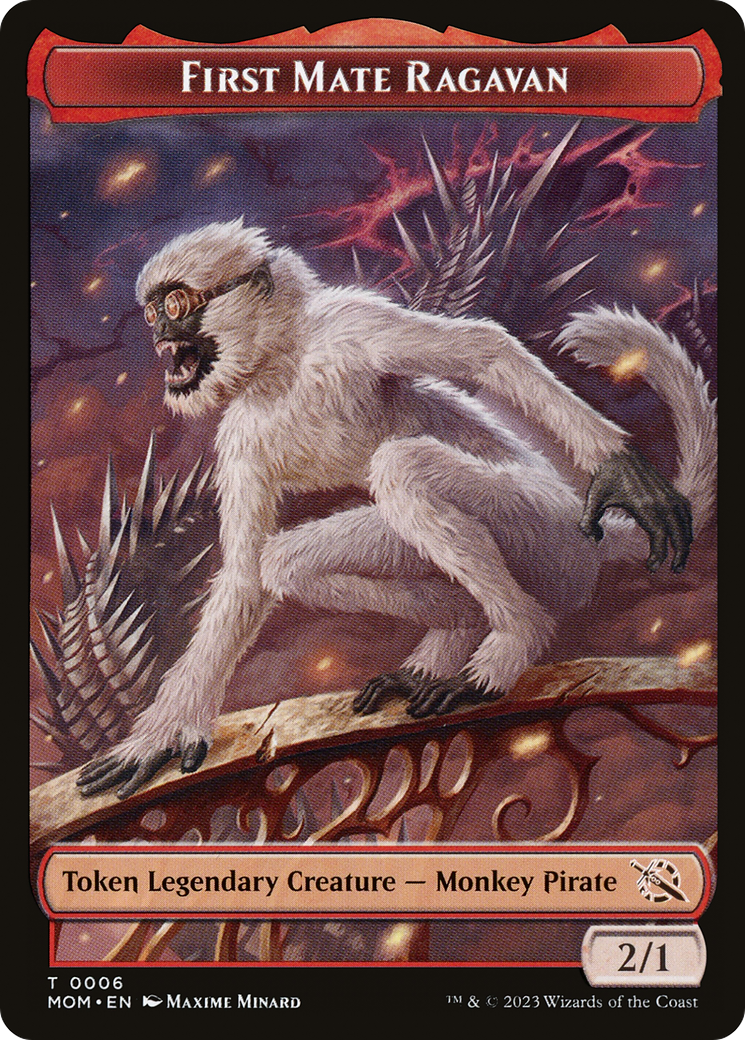 First Mate Ragavan Token (TMOM-006)