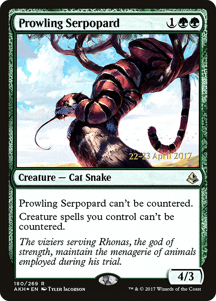 Prowling Serpopard (PRE-180S) (Foil)
