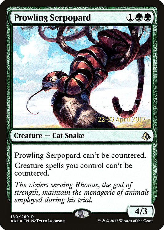 Prowling Serpopard (PRE-180S) (Foil)