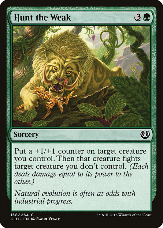 Hunt the Weak (KLD-158)