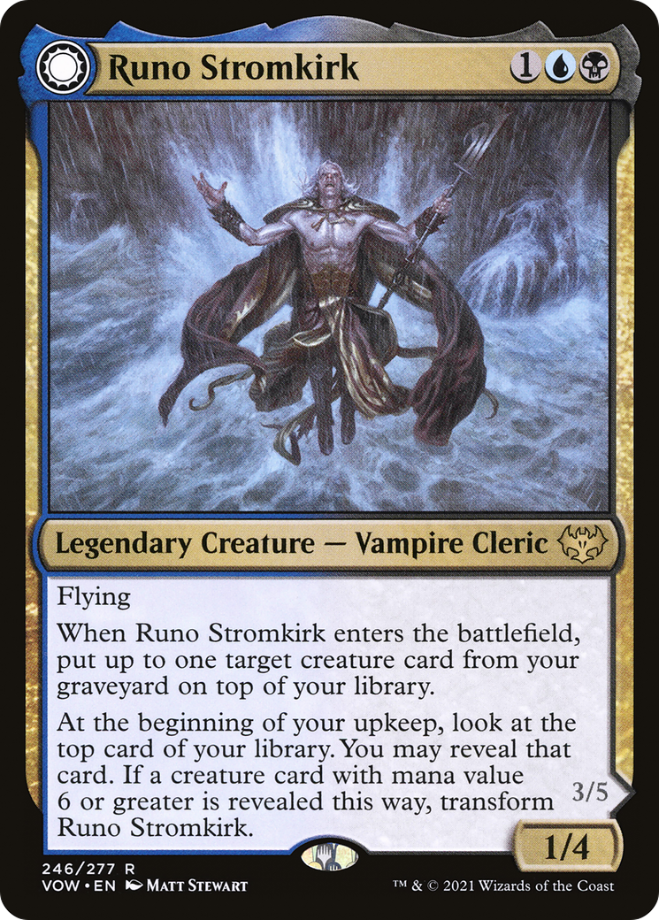 Runo Stromkirk // Krothuss, Lord of the Deep (VOW-246) (Foil)