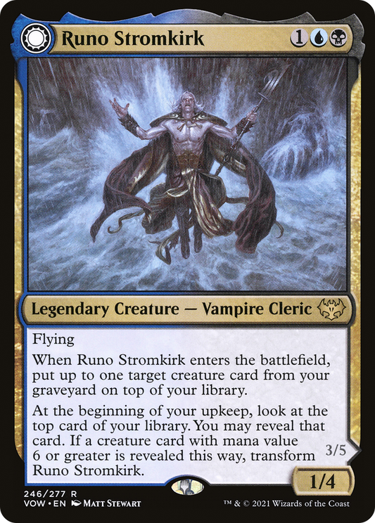 Runo Stromkirk // Krothuss, Lord of the Deep (VOW-246) (Foil)