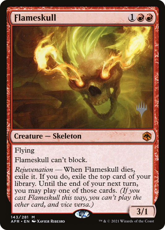 Flameskull (PPAFR-143P) (Foil)