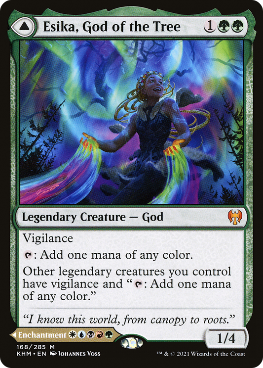 Esika, God of the Tree // The Prismatic Bridge (KHM-168) (Foil)