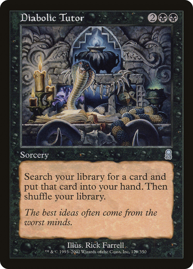 Diabolic Tutor (ODY-129) (Foil)