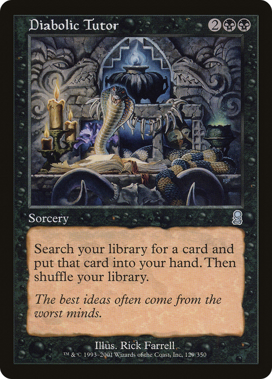 Diabolic Tutor (ODY-129) (Foil)