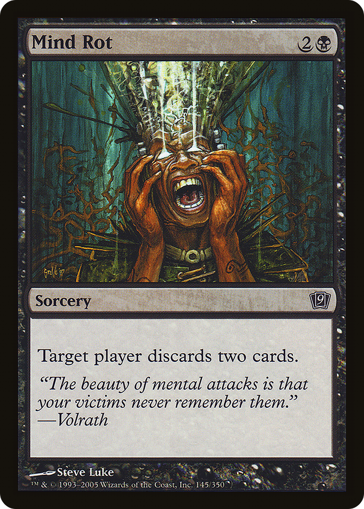 Mind Rot (9ED-145★) (Foil)