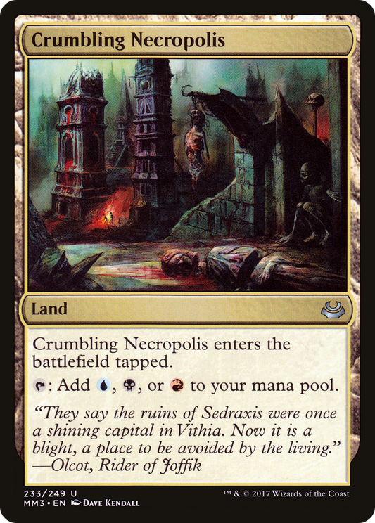 Crumbling Necropolis (MM3-233) (Foil)