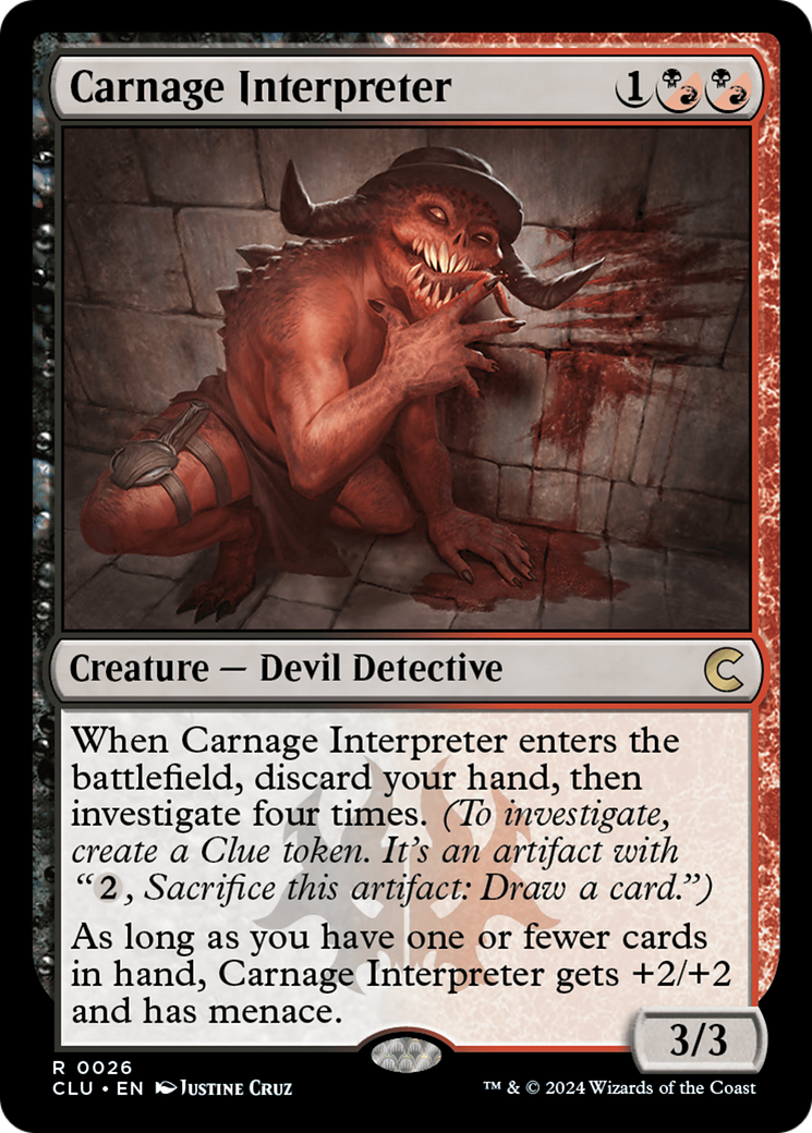 Carnage Interpreter (CLU-026)