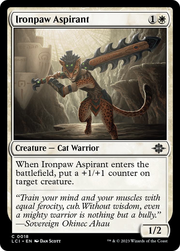 Ironpaw Aspirant (LCI-018) (Foil)