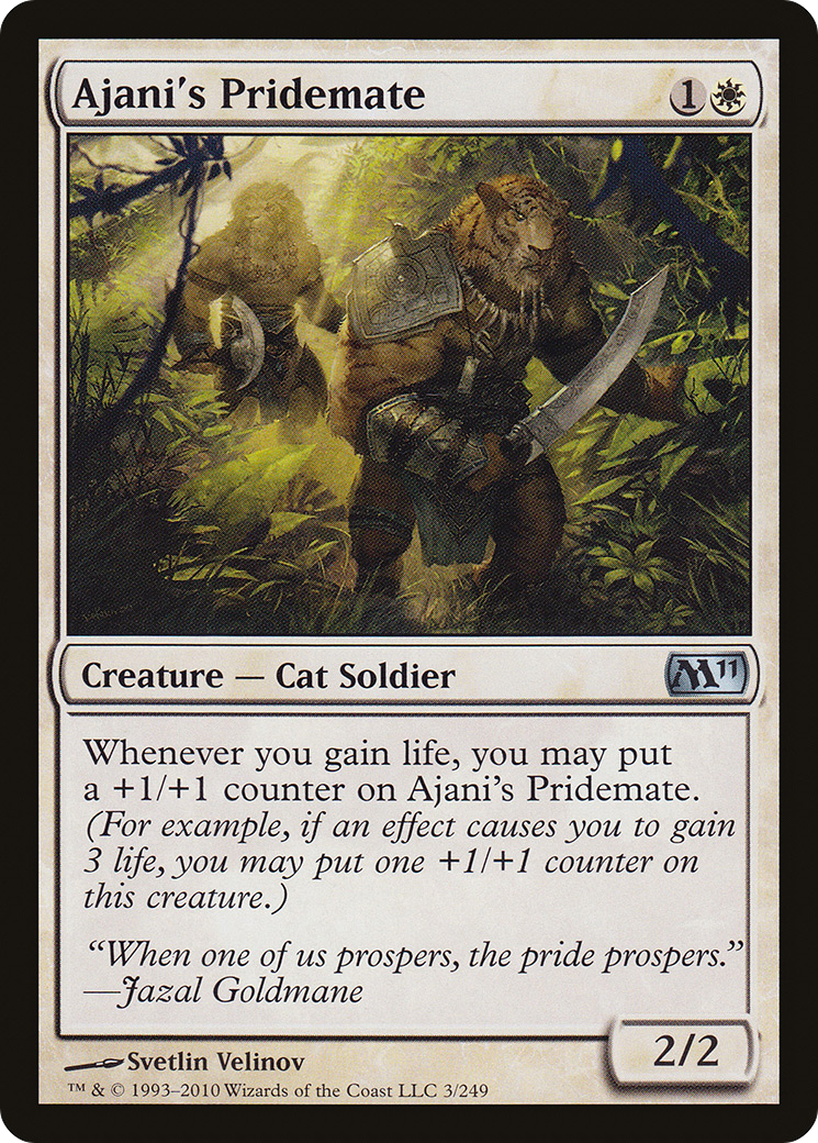 Ajani's Pridemate (M11-003) (Foil)