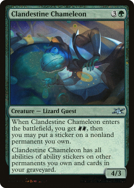 Clandestine Chameleon (UNF-420) (Galaxy Foil)