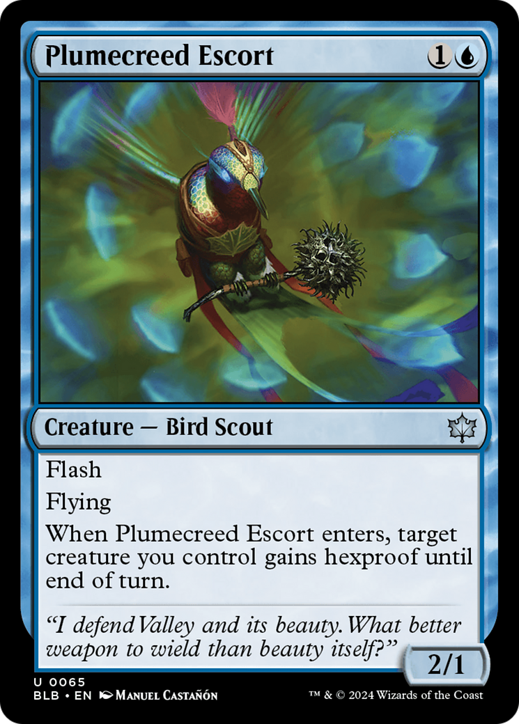 Plumecreed Escort (BLB-065) (Foil)