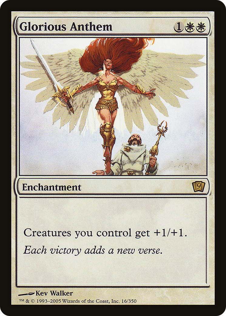 Glorious Anthem (9ED-016★) (Foil)