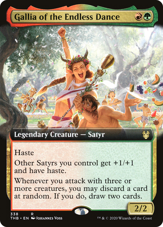 Gallia of the Endless Dance (THB-338) (Extended Art) (Foil)