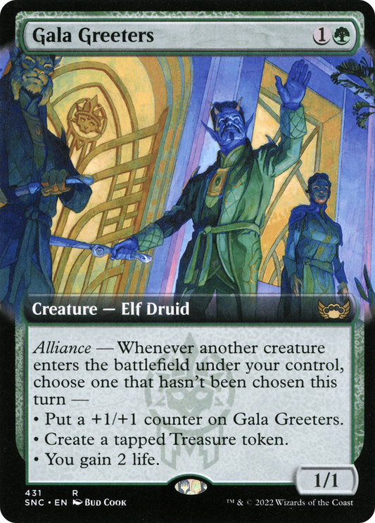 Gala Greeters (SNC-431) (Extended Art) (Foil)