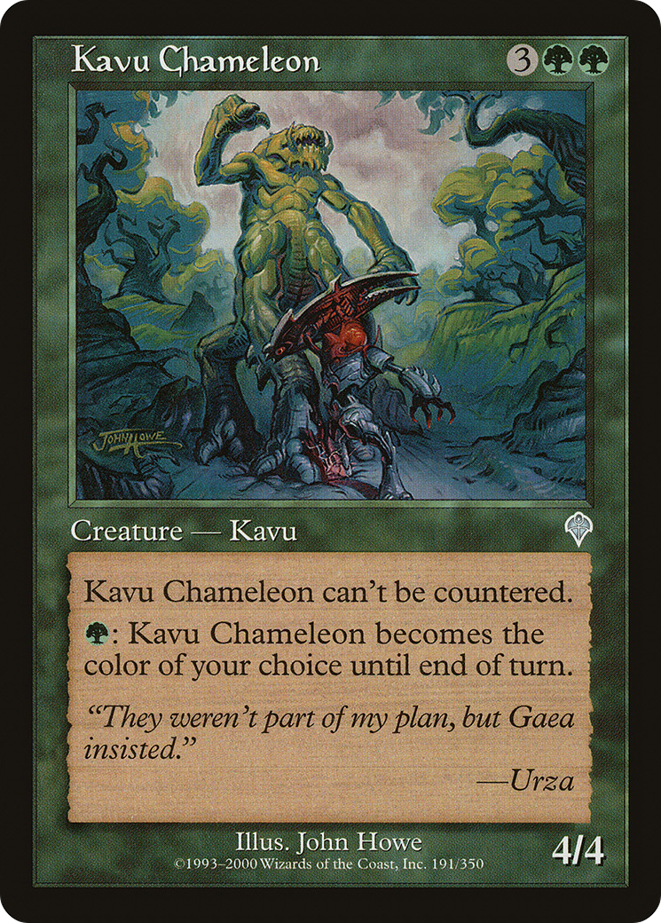 Kavu Chameleon (INV-191) (Foil)