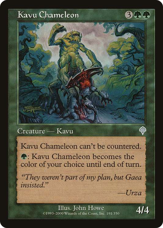 Kavu Chameleon (INV-191) (Foil)