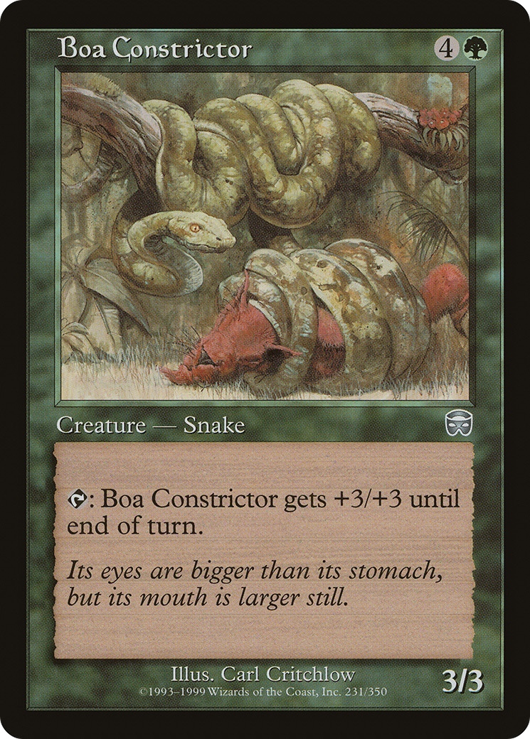 Boa Constrictor (MMQ-231) (Foil)