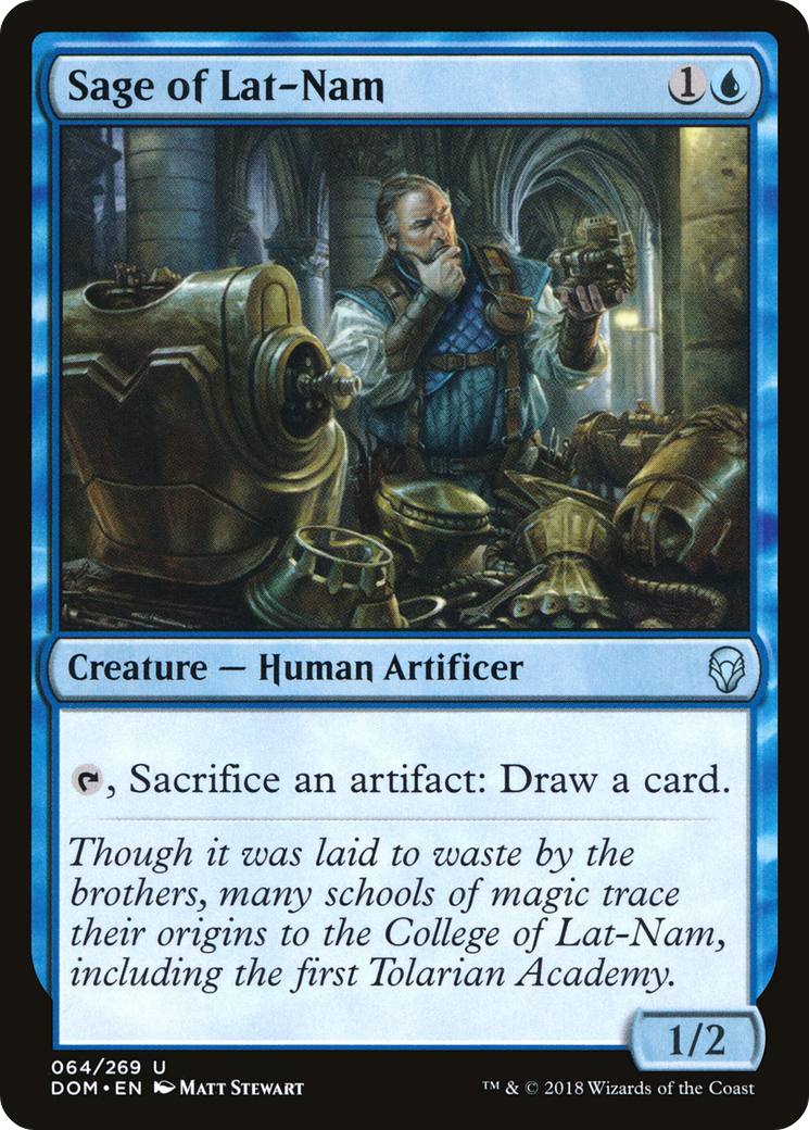 Sage of Lat-Nam (DOM-064) (Foil)