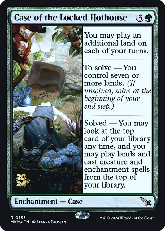 Case of the Locked Hothouse (PRE-155S) (Foil)
