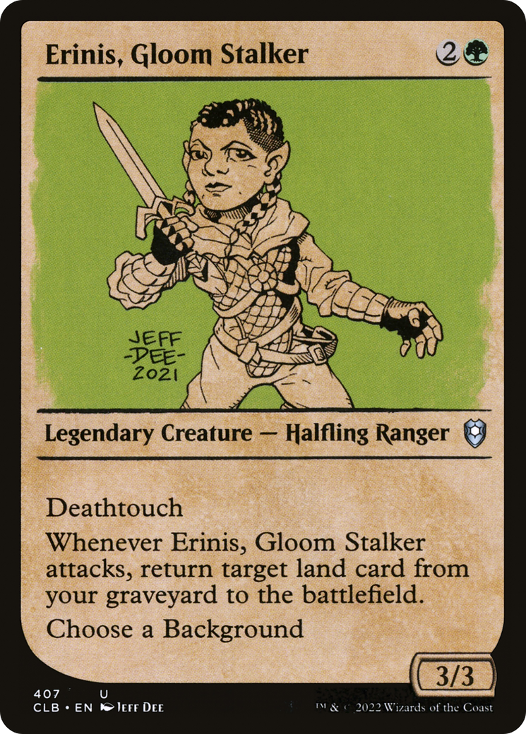 Erinis, Gloom Stalker (CLB-407) (Showcase) (Foil)