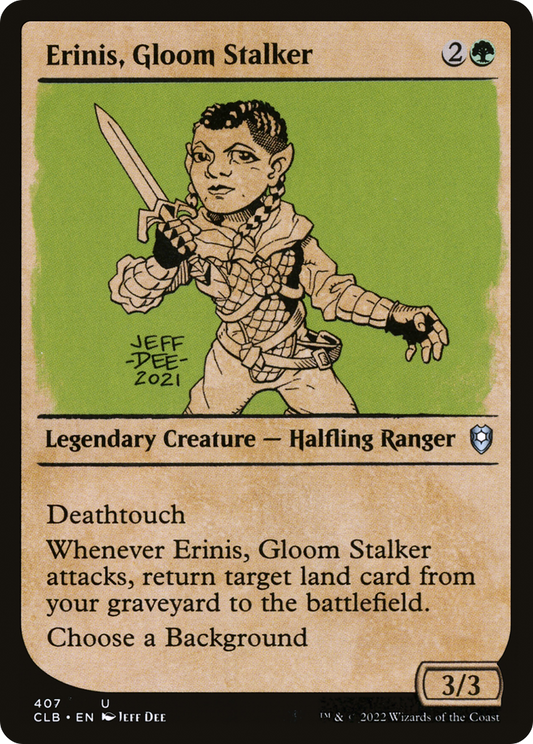 Erinis, Gloom Stalker (CLB-407) (Showcase) (Foil)