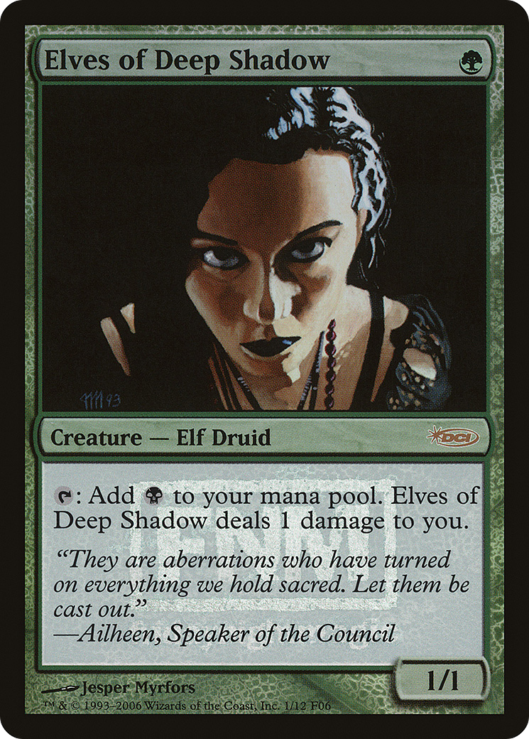 Elves of Deep Shadow (FNM-001) (Foil)