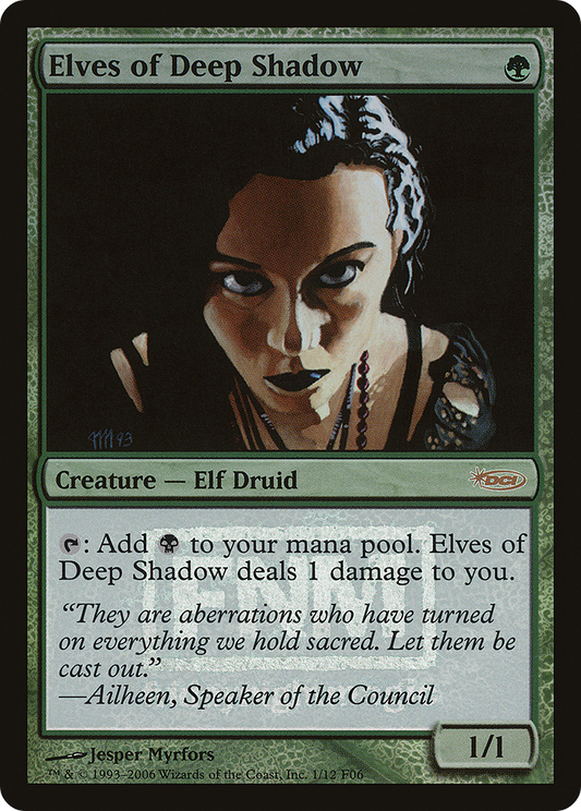Elves of Deep Shadow (FNM-001) (Foil)