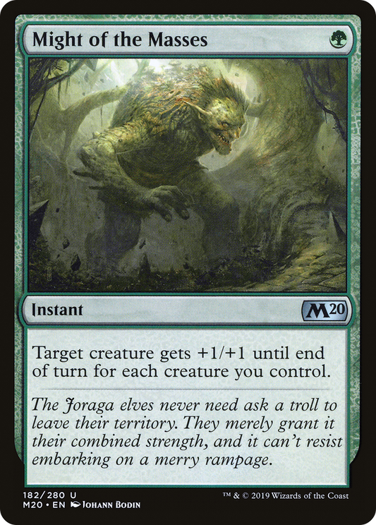 Might of the Masses (M20-182) (Foil)