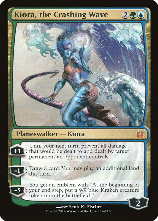 Kiora, the Crashing Wave (BNG-149) (Foil)